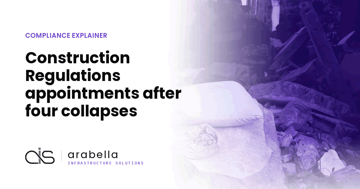Construction Regulations appointments after four collapses