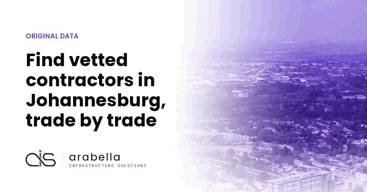 Find vetted contractors in Johannesburg, trade by trade