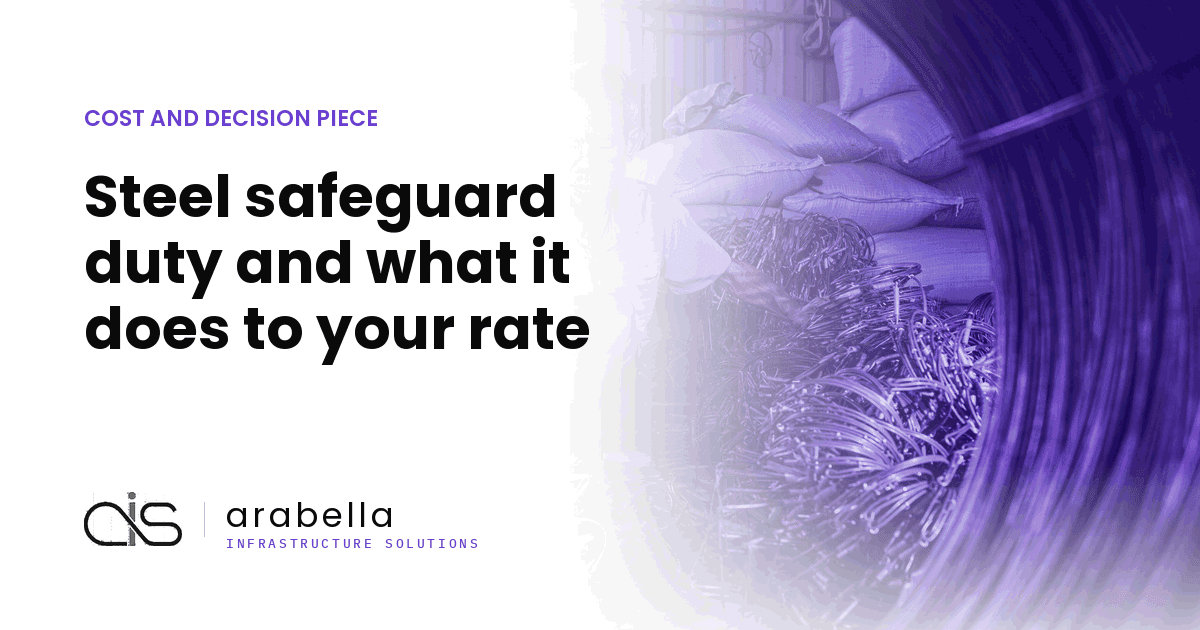 Steel safeguard duty and what it does to your rate